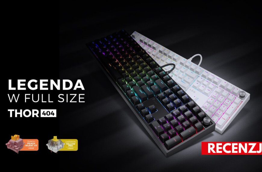 Recenzja klawiatury Genesis Thor 404 – pełnowymiarowa konstrukcja w dwóch odsłonach