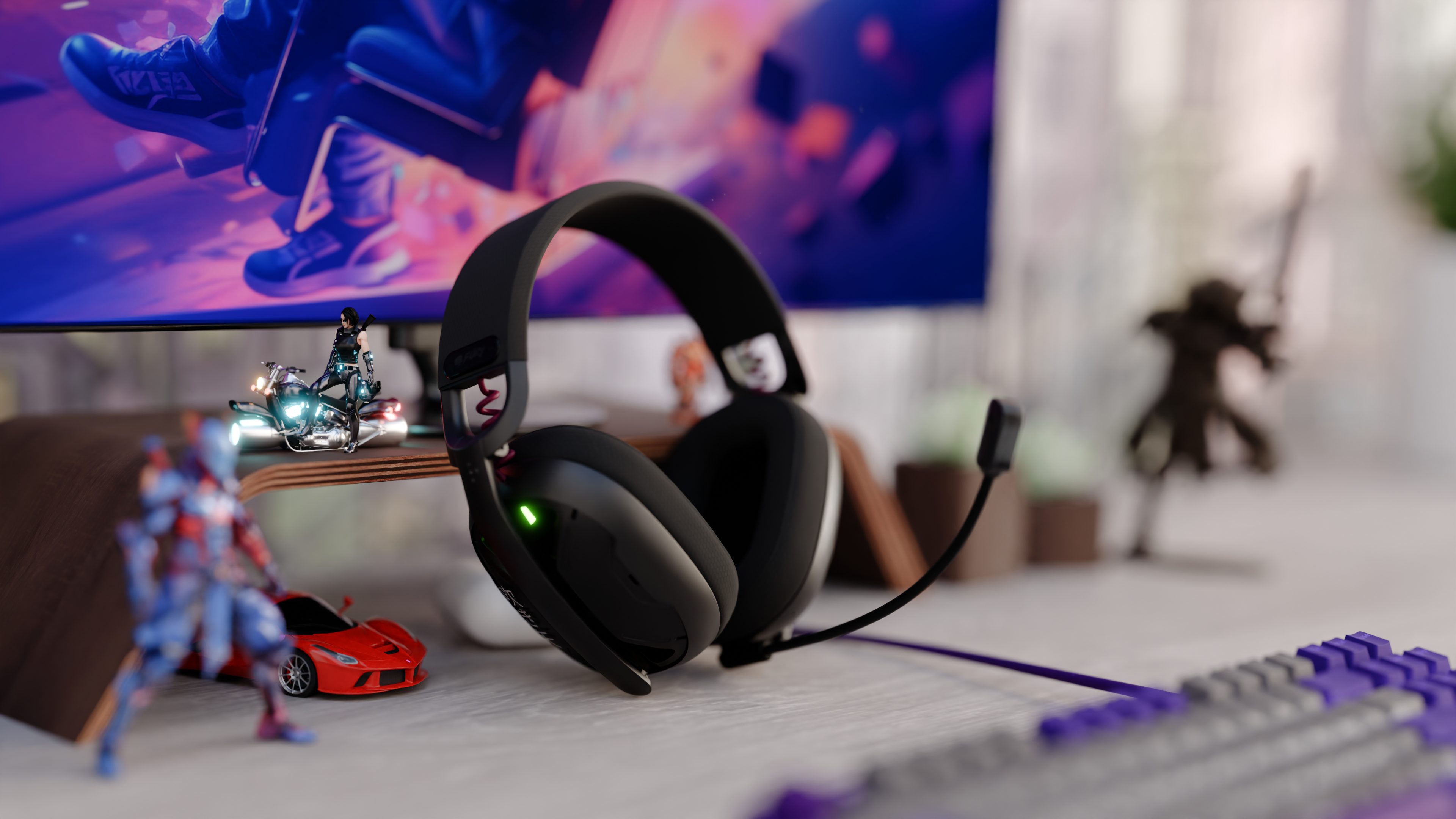 Bezprzewodowe słuchawki gamingowe Fury Fukiya F6 za mniej niż 200 zł zachęcają możliwościami